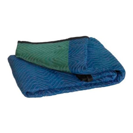 Box Packaging Deluxe Moving Blankets 72 x 80 Blue 6 Pack MB7280D